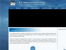 Tablet Screenshot of kksinghassociates.com